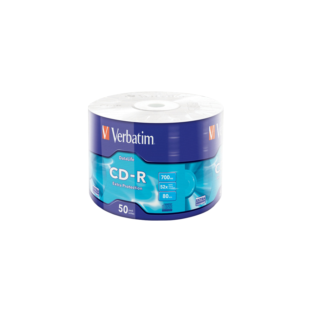 47.01.43787 VERBATIM CD-R 700MB 52X ΣΥΡΡΙΚΝΩΣΗΣ 50 ΤΕΜΑΧΙΑ - Image 1