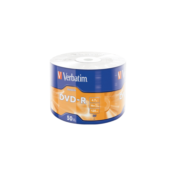 VERBATIM DVD-R 4.7GB 16X ΣΥΡΡΙΚΝΩΣΗΣ 50 ΤΕΜΑΧΙΑ