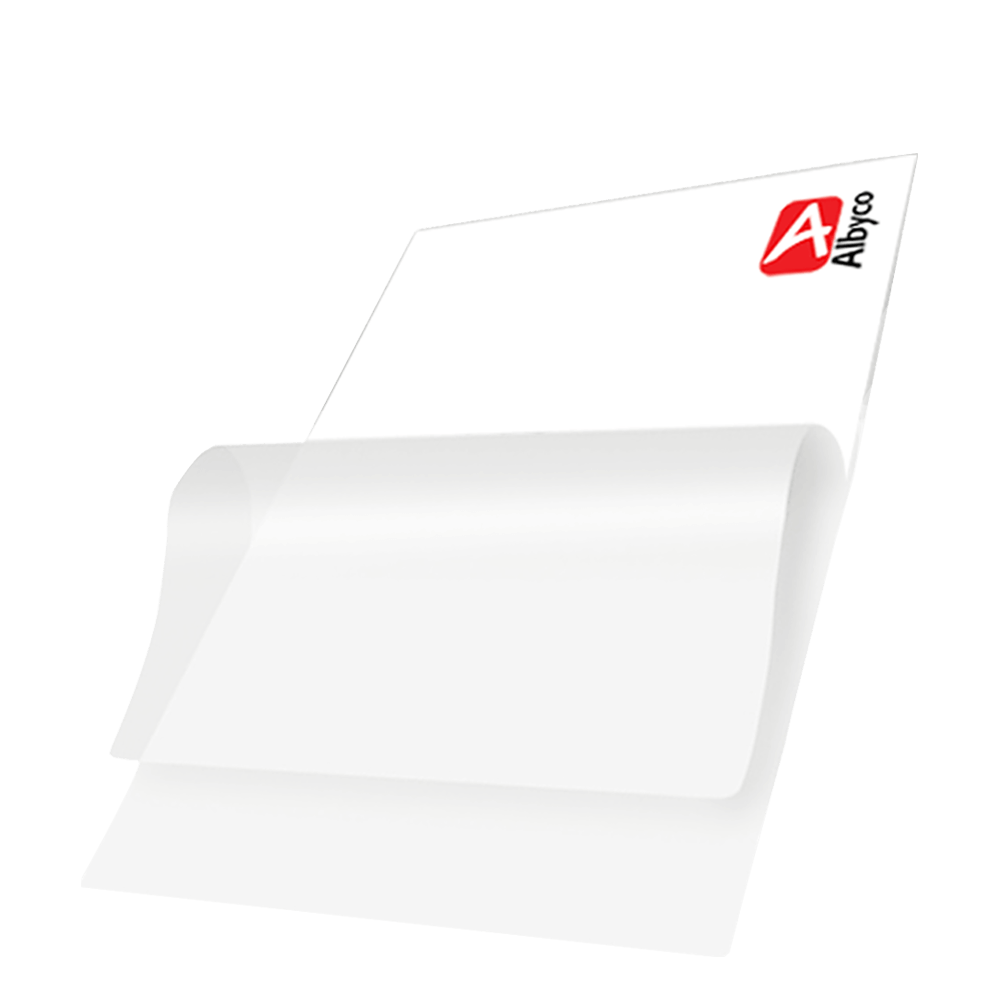 480.30.011.100 ALBYCO ΔΙΦΥΛΛΑ ΠΛΑΣΤΙΚΟΠΟΙΗΣΗΣ A3 100micron ΔΙΑΦΑΝΟ 100Τ. - Image 1