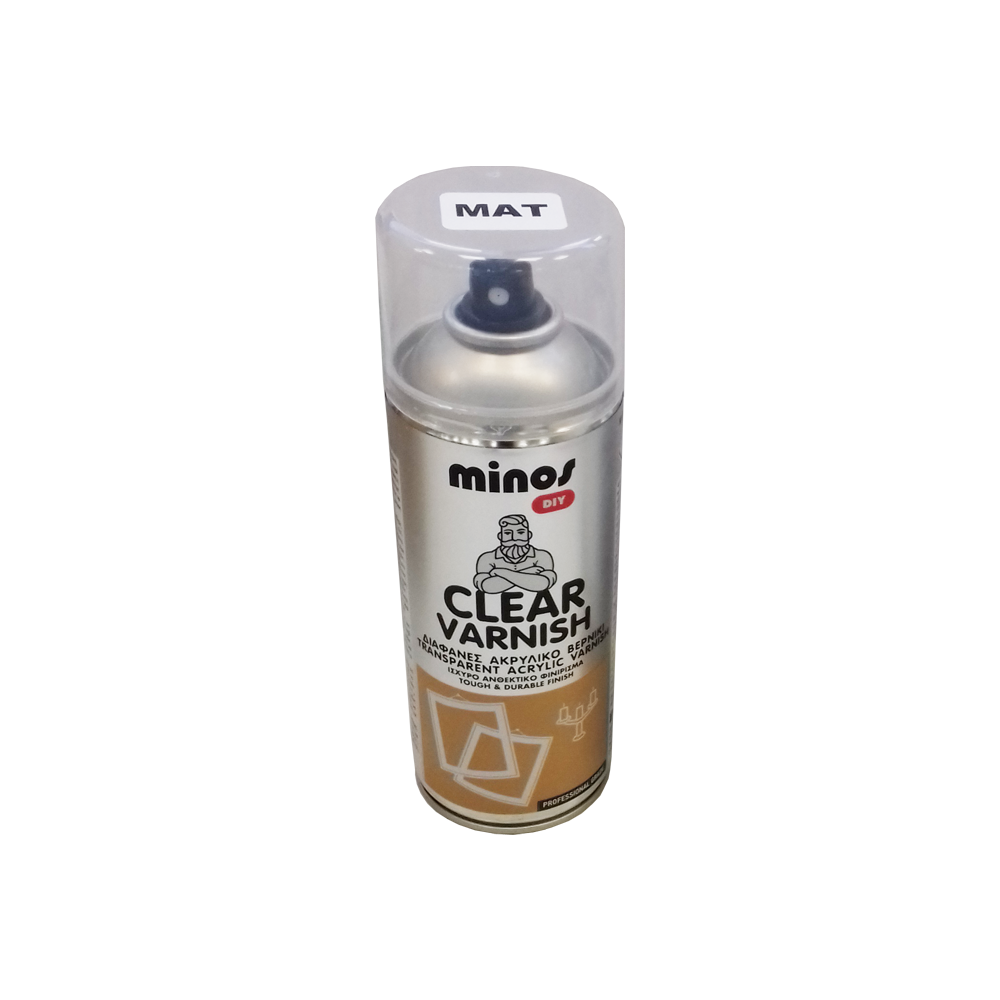 525.9207 MINOS ΒΕΡΝΙΚΙ ΣΕ ΣΠΡΕΥ 400ml ΜΑΤ - Image 1