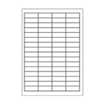 SOREX ΕΤΙΚΕΤΕΣ ΑΥΤΟΚΟΛΛΗΤΕΣ ΓΙΑ ΕΚΤΥΠΩΤΗ A4 4x16 48.5x16.9mm  100 ΦΥΛΛΑ