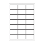 SOREX ΕΤΙΚΕΤΕΣ ΑΥΤΟΚΟΛΛΗΤΕΣ ΓΙΑ ΕΚΤΥΠΩΤΗ A4  3x7 63.5x38.1mm  100 ΦΥΛΛΑ