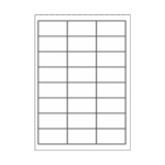 SOREX ΕΤΙΚΕΤΕΣ ΑΥΤΟΚΟΛΛΗΤΕΣ ΓΙΑ ΕΚΤΥΠΩΤΗ A4  3x8  64.6x33.8mm  100 ΦΥΛΛΑ