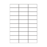 SOREX ΕΤΙΚΕΤΕΣ ΑΥΤΟΚΟΛΛΗΤΕΣ ΓΙΑ ΕΚΤΥΠΩΤΗ A4  3x10  70x29.7mm  100 ΦΥΛΛΑ