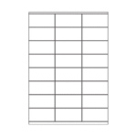 SOREX ΕΤΙΚΕΤΕΣ ΑΥΤΟΚΟΛΛΗΤΕΣ ΓΙΑ ΕΚΤΥΠΩΤΗ A4  3x8  70x35mm  100 ΦΥΛΛΑ