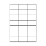 SOREX ΕΤΙΚΕΤΕΣ ΑΥΤΟΚΟΛΛΗΤΕΣ ΓΙΑ ΕΚΤΥΠΩΤΗ A4 3x7 70x41mm 100 ΦΥΛΛΑ