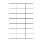 SOREX ΕΤΙΚΕΤΕΣ ΑΥΤΟΚΟΛΛΗΤΕΣ ΓΙΑ ΕΚΤΥΠΩΤΗ A4  3x7 70x42.3mm 100 ΦΥΛΛΑ