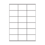 SOREX ΕΤΙΚΕΤΕΣ ΑΥΤΟΚΟΛΛΗΤΕΣ ΓΙΑ ΕΚΤΥΠΩΤΗ A4 3x6 70x48mm 100 ΦΥΛΛΑ