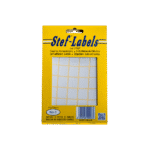 STEF ΕΤΙΚΕΤΕΣ ΑΥΤΟΚΟΛΛΗΤΕΣ 17x20mm 35/ΦΥΛΛΟ ΛΕΥΚΕΣ 40 ΦΥΛΛΑ