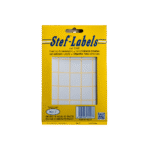 STEF ΕΤΙΚΕΤΕΣ ΑΥΤΟΚΟΛΛΗΤΕΣ 19x25mm 30/ΦΥΛΛΟ ΛΕΥΚΕΣ 40 ΦΥΛΛΑ