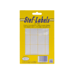 STEF ΕΤΙΚΕΤΕΣ ΑΥΤΟΚΟΛΛΗΤΕΣ 24x32mm 20/ΦΥΛΛΟ ΛΕΥΚΕΣ 40 ΦΥΛΛΑ