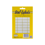 STEF ΕΤΙΚΕΤΕΣ ΑΥΤΟΚΟΛΛΗΤΕΣ 24x12mm 44/ΦΥΛΛΟ ΛΕΥΚΕΣ 40 ΦΥΛΛΑ