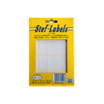 STEF ΕΤΙΚΕΤΕΣ ΑΥΤΟΚΟΛΛΗΤΕΣ 19x40mm 20/ΦΥΛΛΑ ΛΕΥΚΕΣ 40 ΦΥΛΛΑ