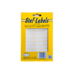 STEF ΕΤΙΚΕΤΕΣ ΑΥΤΟΚΟΛΛΗΤΕΣ 48x13mm 20/ΦΥΛΛΟ ΛΕΥΚΕΣ 40 ΦΥΛΛΑ