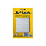 STEF ΕΤΙΚΕΤΕΣ ΑΥΤΟΚΟΛΛΗΤΕΣ 100x23mm 6/ΦΥΛΛΟ ΛΕΥΚΕΣ  40 ΦΥΛΛΑ