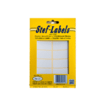 STEF ΕΤΙΚΕΤΕΣ ΑΥΤΟΚΟΛΛΗΤΕΣ 50x23mm 12/ΦΥΛΛΟ ΛΕΥΚΕΣ 40 ΦΥΛΛΑ