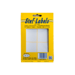 STEF ΕΤΙΚΕΤΕΣ ΑΥΤΟΚΟΛΛΗΤΕΣ 50x72mm 4/ΦΥΛΛΟ ΛΕΥΚΕΣ 40 ΦΥΛΛΑ
