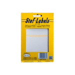 STEF ΕΤΙΚΕΤΕΣ ΑΥΤΟΚΟΛΛΗΤΕΣ 104x80mm 2/ΦΥΛΛΑ ΛΕΥΚΕΣ 40 ΦΥΛΛΑ