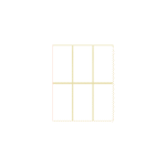 ΕΤΙΚΕΤΕΣ ΑΥΤΟΚΟΛΛΗΤΕΣ 32x70mm 6/ΦΥΛΛΟ Ν14 ΛΕΥΚΕΣ 40 ΦΥΛΛΑ
