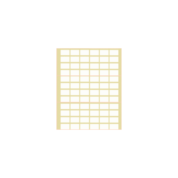 ΕΤΙΚΕΤΕΣ ΑΥΤΟΚΟΛΛΗΤΕΣ 15x10mm 72/ΦΥΛΛΟ Ν24 ΛΕΥΚΕΣ 40 ΦΥΛΛΑ