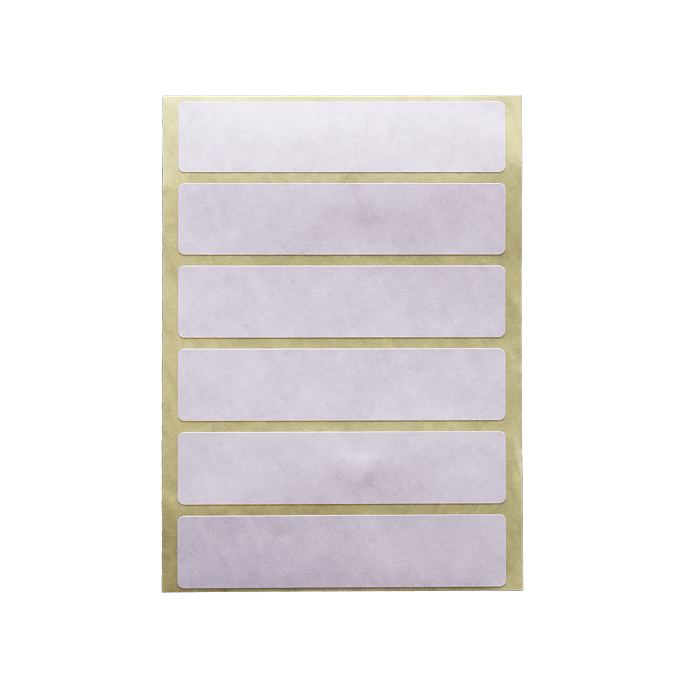 56107-6 ΕΤΙΚΕΤΕΣ ΑΥΤΟΚΟΛΛΗΤΕΣ 100x22mm 6/ΦΥΛΛΟ Ν6 ΛΕΥΚΕΣ 40 ΦΥΛΛΑ - Image 1