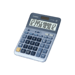 CASIO ΑΡΙΘΜΟΜΗΧΑΝΗ 12 ΨΗΦΙΩΝ 17.9x12.6cm DF-120EM