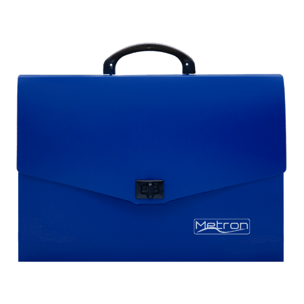METRON ΤΣΑΝΤΑ ΣΧΕΔΙΟΥ 26x35x5cm ΜΠΛΕ