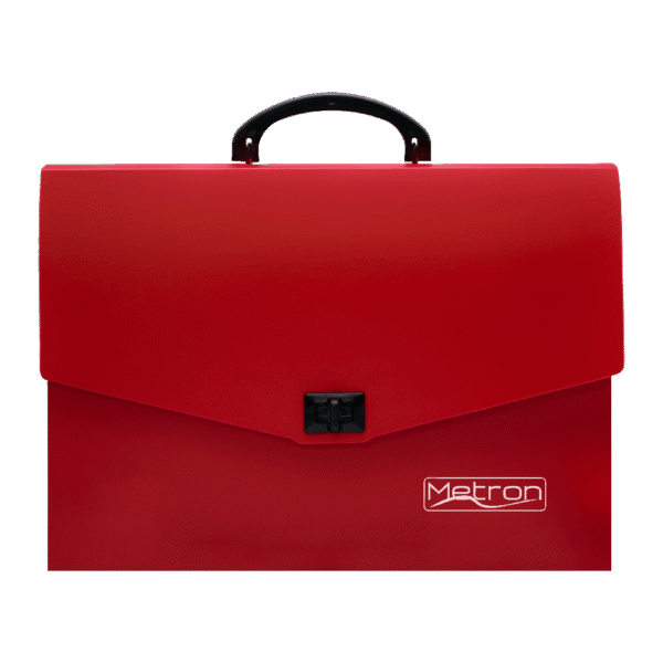 METRON ΤΣΑΝΤΑ ΣΧΕΔΙΟΥ 26x35x5cm ΚΟΚΚΙΝΗ
