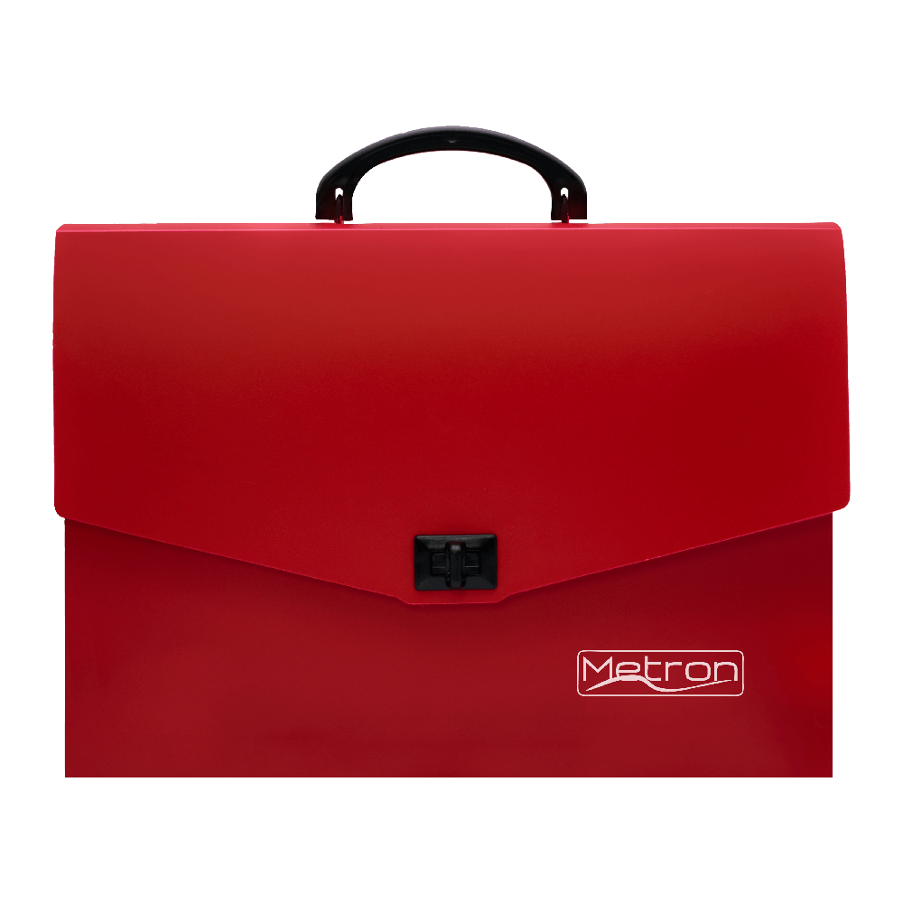 625.03304 METRON ΤΣΑΝΤΑ ΣΧΕΔΙΟΥ 26x35x5cm ΚΟΚΚΙΝΗ - Image 1