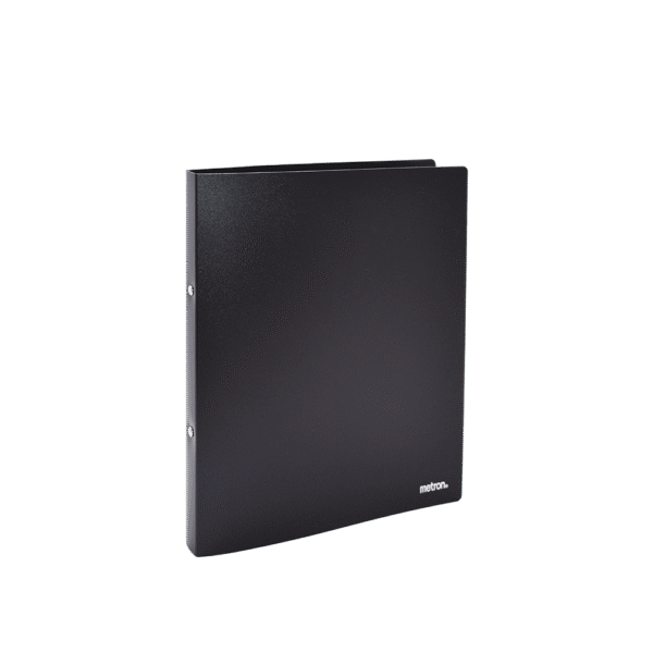 METRON ΝΤΟΣΙΕ 2 ΚΡΙΚΟΙ  ΠΛΑΣΤΙΚΟ Α4 2cm ΜΑΥΡΟ 6 ΤΕΜΑΧΙΑ