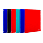 METRON ΝΤΟΣΙΕ 4 ΚΡΙΚΟΙ ΠΛΑΣΤΙΚΟ Α4  2cm ΜΑΤ ΑΣΣΟΡΤΙ 6 ΤΕΜΑΧΙΑ