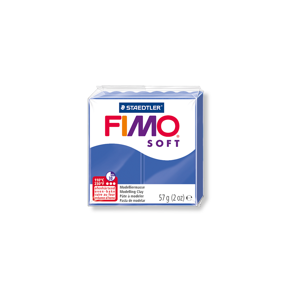 718.8020-33 STAEDTLER ΠΗΛΟΣ 57gr FIMO SOFT BRILLIANT BLUE - Image 1