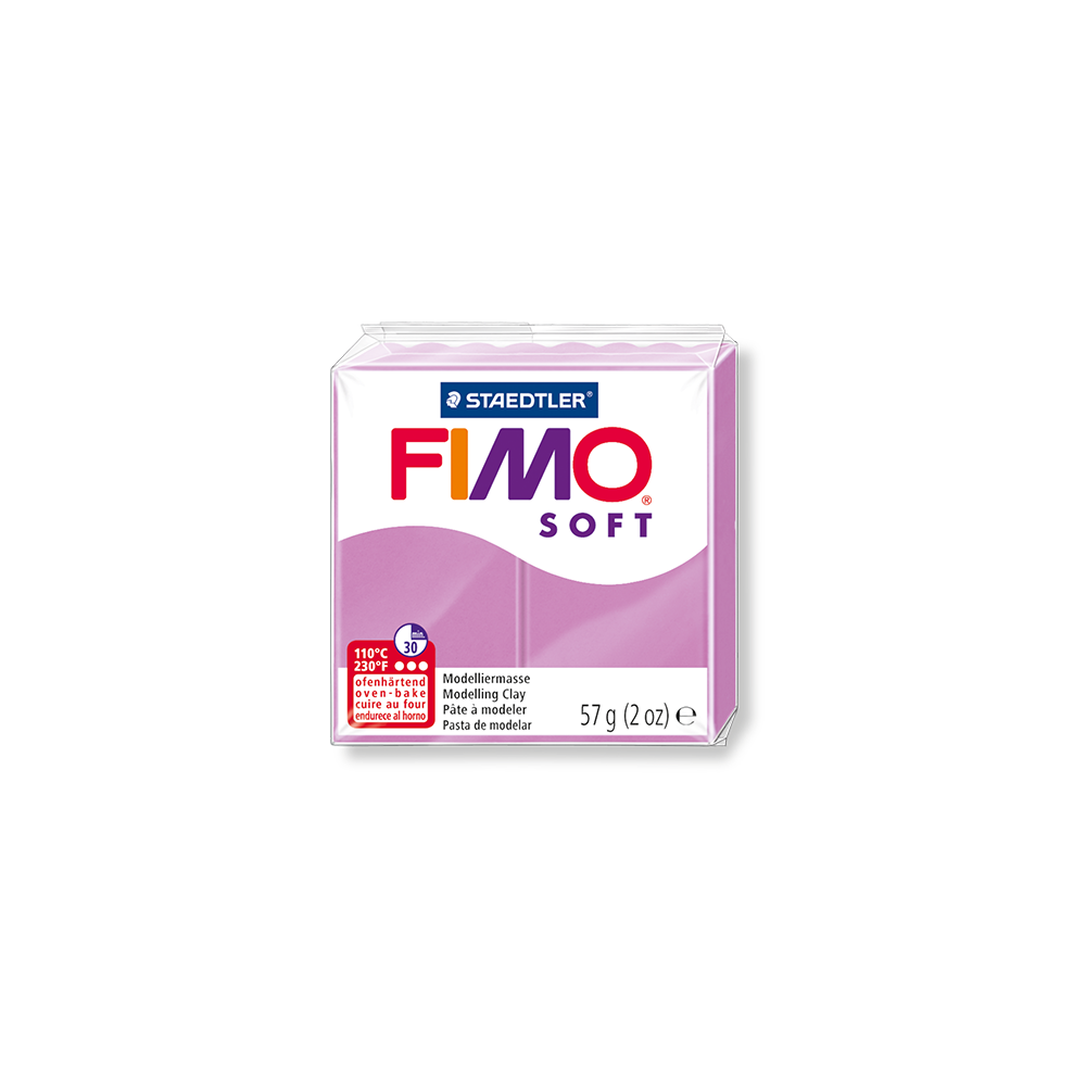 718.8020-62 STAEDTLER ΠΗΛΟΣ 57gr FIMO SOFT LAVENDER - Image 1