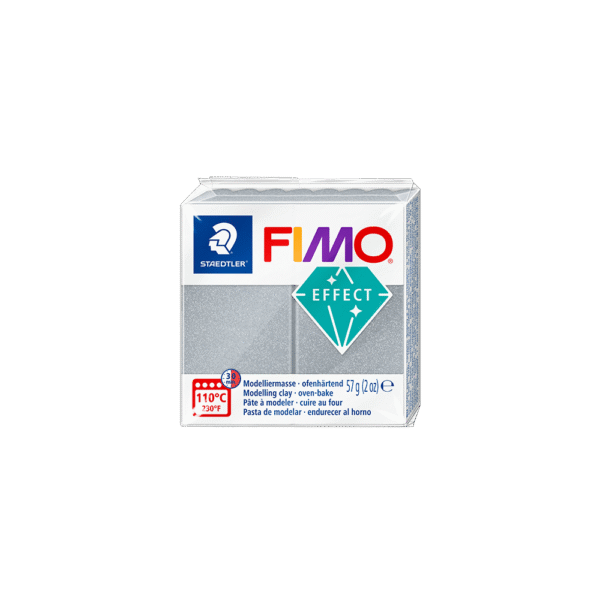 STAEDTLER ΠΗΛΟΣ 57gr FIMO EFFECT METALLIC SILVER