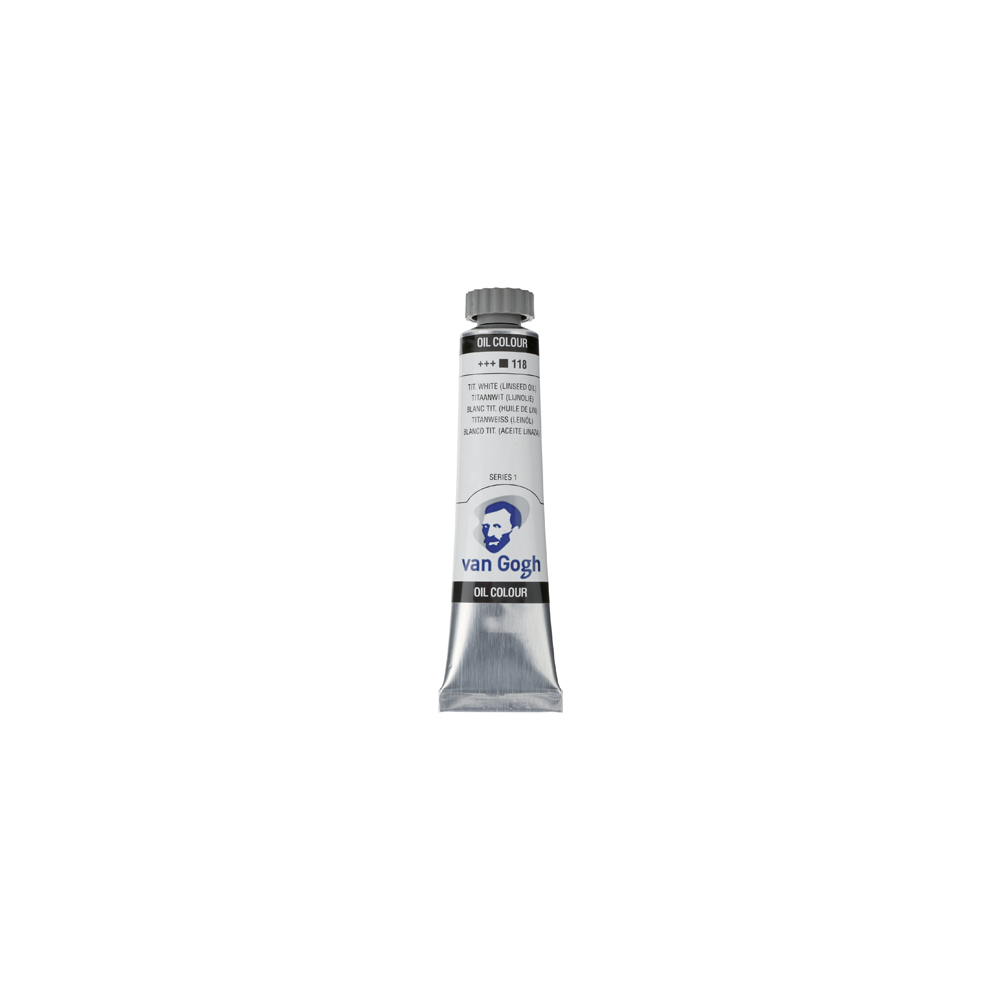 72.0204.1183 ROYAL TALENS ΧΡΩΜΑ ΛΑΔΙΟΥ 20ml VAN GOGH TITANIUM WHITE-LINSEED 3T. - Image 1