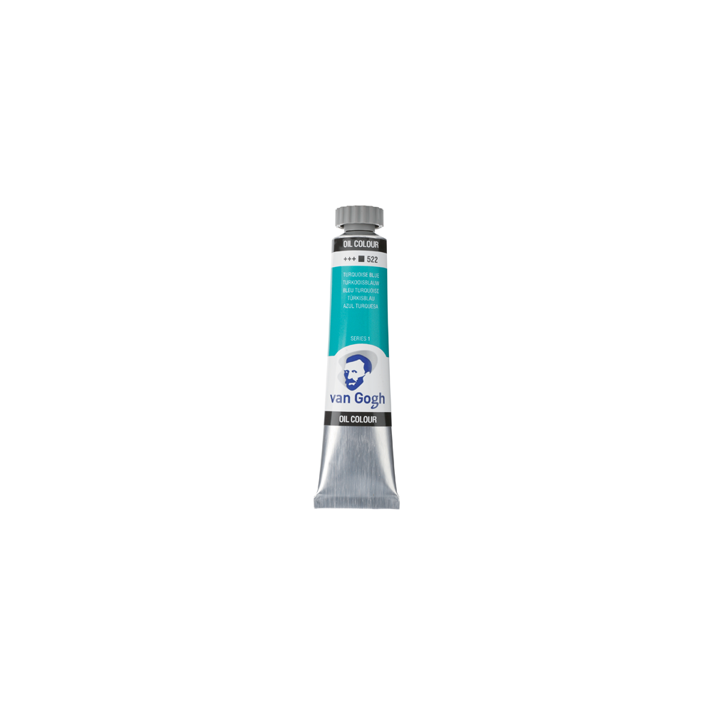 72.0204.5223 ROYAL TALENS ΧΡΩΜΑ ΛΑΔΙΟΥ 20ml VAN GOGH TURQUOISE BLUE 3Τ. - Image 1