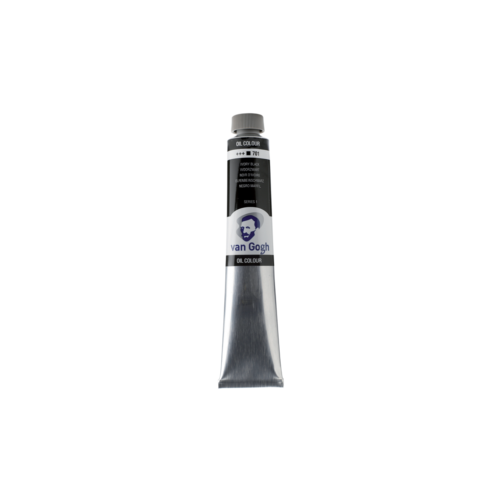 72.0206.7013 ROYAL TALENS ΧΡΩΜΑ ΛΑΔΙΟΥ 60ml VAN GOGH IVORY BLACK 3Τ. - Image 1