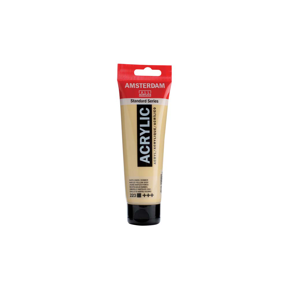 72.1709.2232 ROYAL TALENS ΧΡΩΜΑ ΑΚΡΥΛΙΚΟ 120ml AMSTERDAM NAPLES YELLOW DEEP 3Τ. - Image 1