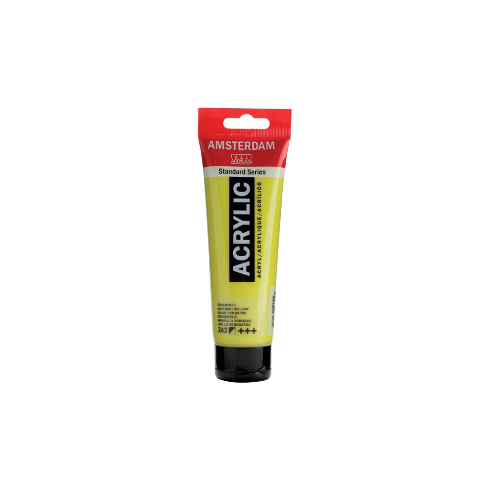 72.1709.2432 ROYAL TALENS ΧΡΩΜΑ ΑΚΡΥΛΙΚΟ 120ml AMSTERDAM GREENISH YELLOW 3Τ. - Image 1
