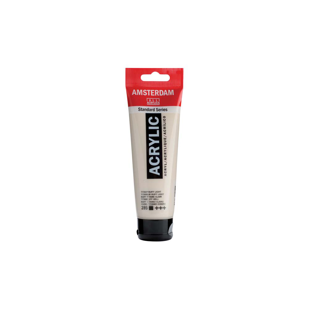 72.1709.2892 ROYAL TALENS ΧΡΩΜΑ ΑΚΡΥΛΙΚΟ 120ml AMSTERDAM TITANIUM BUFF LIGHT 3Τ. - Image 1
