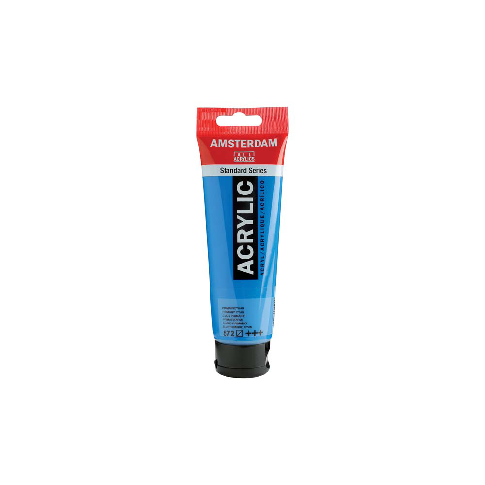 72.1709.5722 ROYAL TALENS ΧΡΩΜΑ ΑΚΡΥΛΙΚΟ 120ml AMSTERDAM PRIMARY CYAN 3Τ. - Image 1