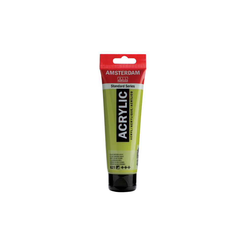72.1709.6212 ROYAL TALENS ΧΡΩΜΑ ΑΚΡΥΛΙΚΟ 120ml AMSTERDAM OLIVE GREEN LIGHT 3Τ. - Image 1