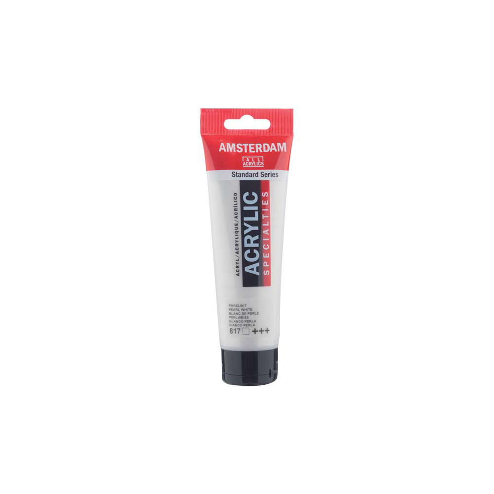 72.1709.8172 ROYAL TALENS ΧΡΩΜΑ ΑΚΡΥΛΙΚΟ 120ml AMSTERDAM PEARL WHITE 3Τ. - Image 1
