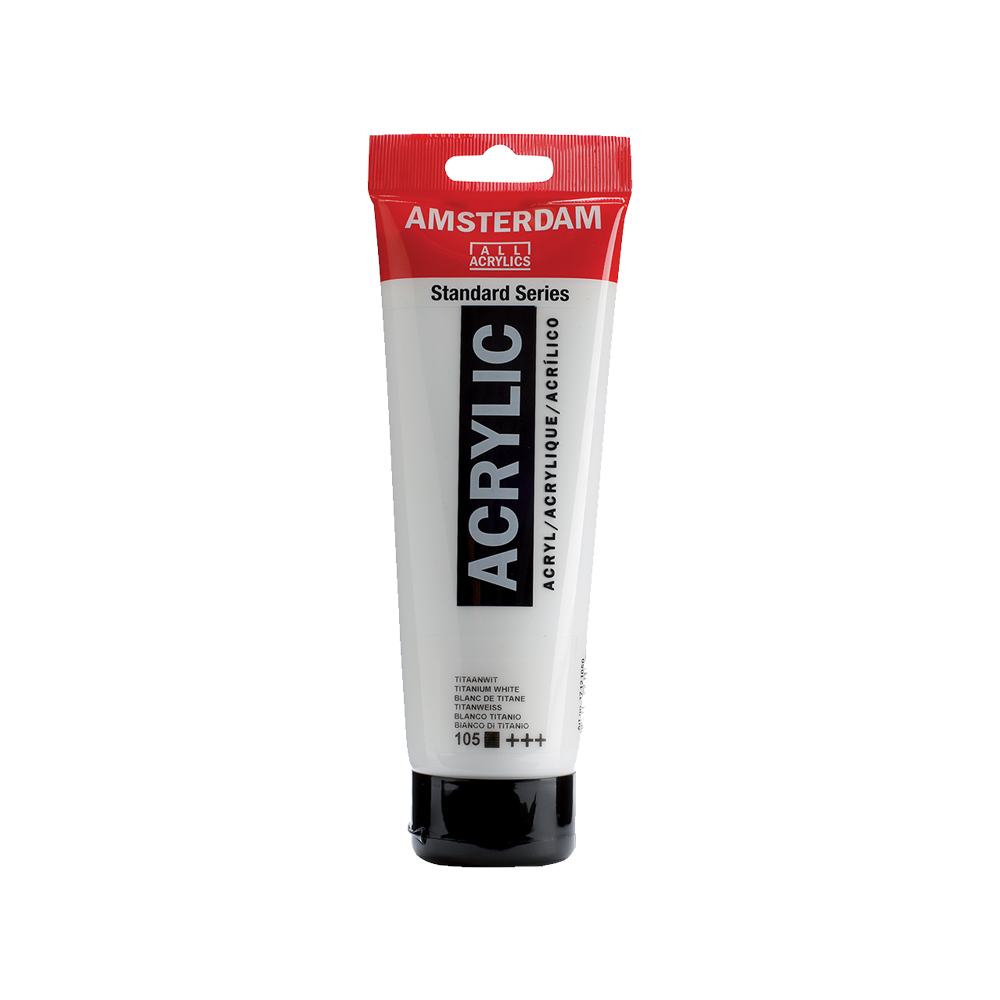 72.1712.1050 ROYAL TALENS ΧΡΩΜΑ ΑΚΡΥΛΙΚΟ 250ml AMSTERDAM TITANIUM WHITE - Image 1