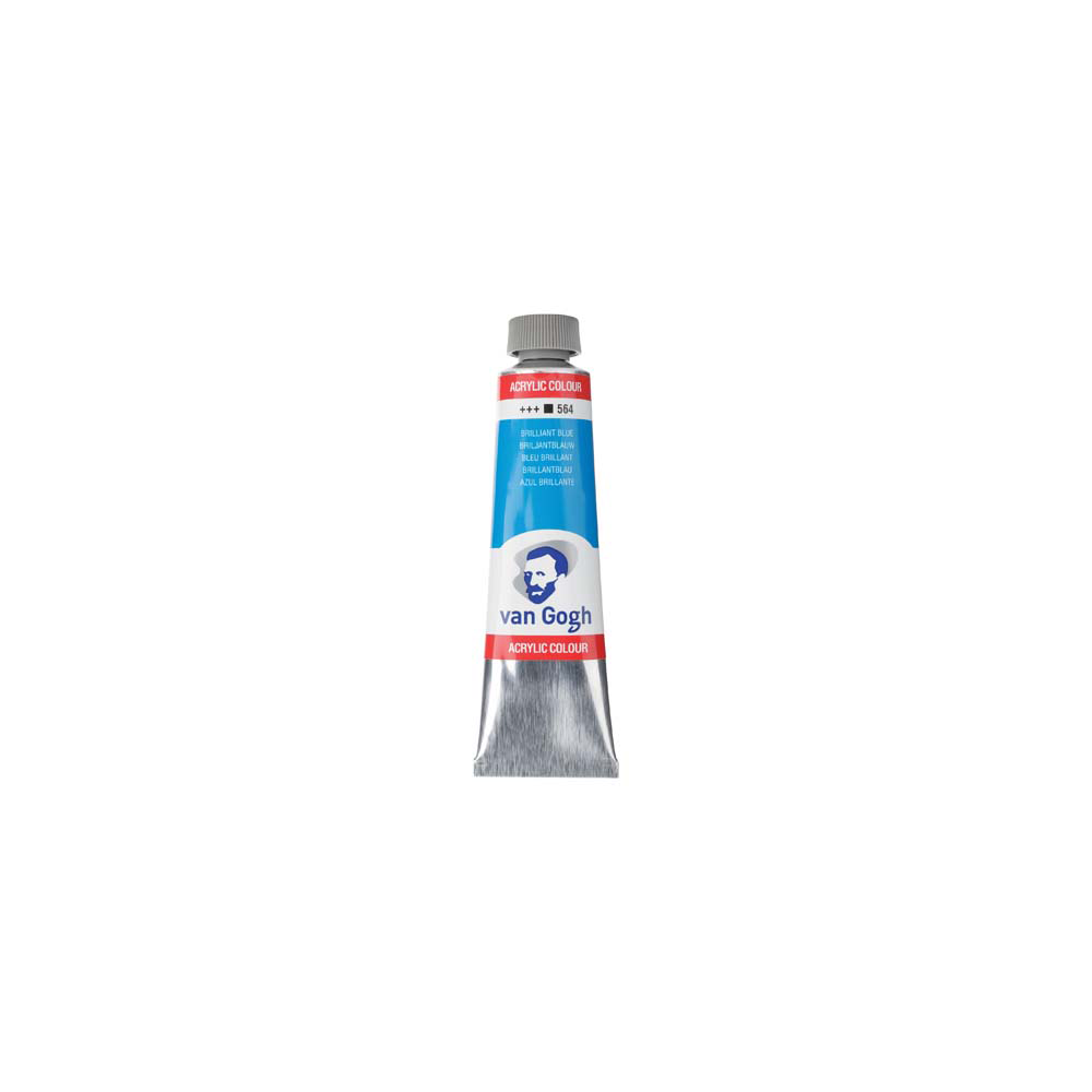 72.2205.5640 ROYAL TALENS ΧΡΩΜΑ ΑΚΡΥΛΙΚΟ 40ml VAN GOGH BRILLIANT BLUE 3Τ. - Image 1