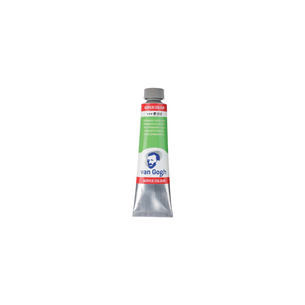 72.2205.6180 ROYAL TALENS ΧΡΩΜΑ ΑΚΡΥΛΙΚΟ 40ml VAN GOGH PERMANENT GREEN LT. 3Τ. - Image 1