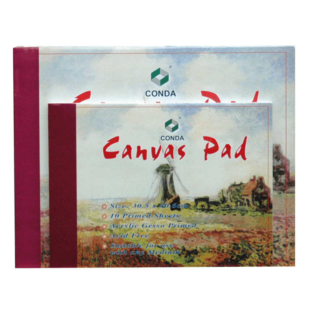 721.3.11802 METRON ART ΜΠΛΟΚ ΜΕ ΦΥΛΛΑ ΚΑΜΒΑ 30x40cm 10 ΦΥΛΛΑ - Image 1