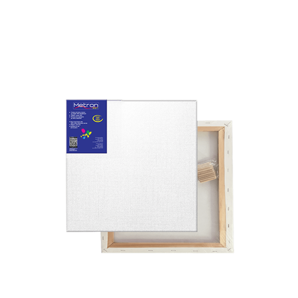 721.40-40 METRON ART ΤΕΛΑΡΟ ΜΟΥΣΑΜΑΣ ΒΑΜΒΑΚΕΡΟ ΑΠΛΟ 40x40cm - Image 1