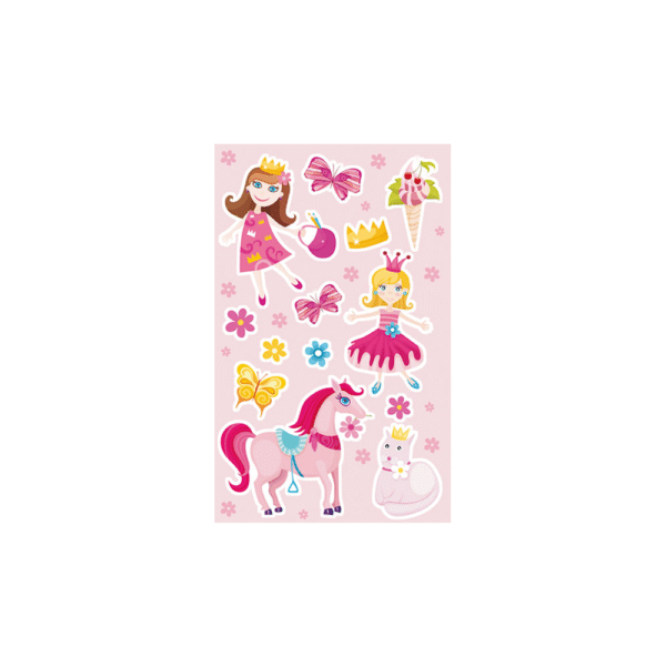 BSB ΑΥΤΟΚOΛΛΗΤΑ 3 ΦΥΛΛΑ 7.8x12.5cm ΠΡΙΓΚΙΠΙΣΣΕΣ