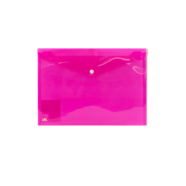 DATA KING ΦΑΚΕΛΟΣ ΚΟΥΜΠΙ Α4 ΔΙΑΦΑΝΟ ΕΝΤΟΝΟ ΡΟΖ 12Τ.